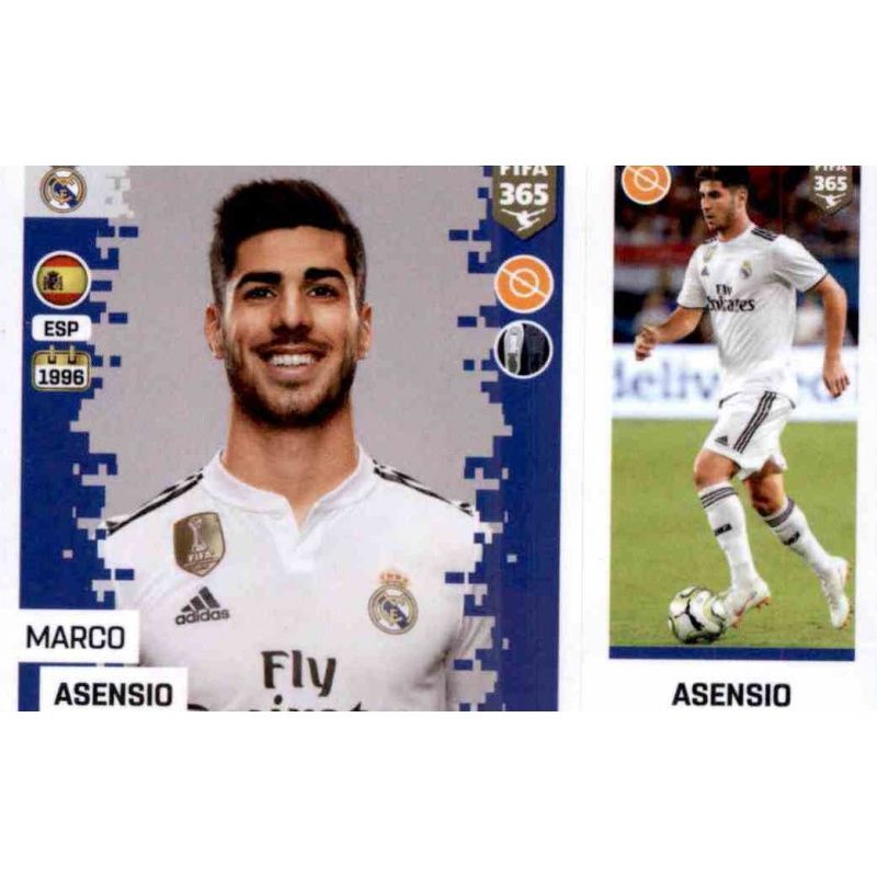 Sergio Ramos Panini FIFA365 2019 Real Madrid CF Sticker 97 a/b 