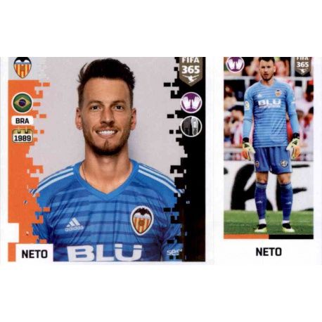 Neto - Valencia 112 Panini FIFA 365 2019 Sticker Collection