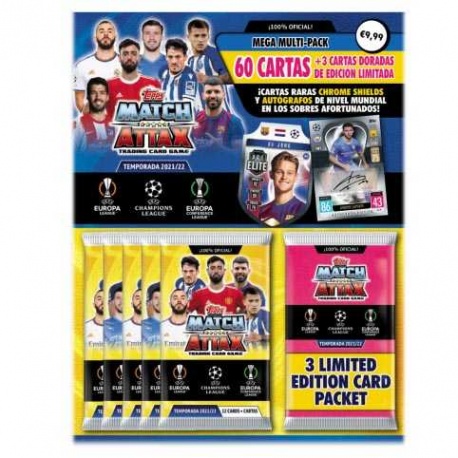 Mega Multipack Match Attax Champions League 2021-22