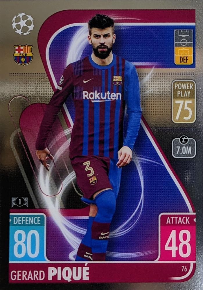 Gerard Pique FC Barcelona Sticker 81 a/b Panini FIFA365 2019 