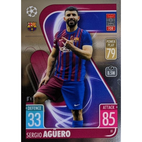 Sergio Aguero Barcelona 81