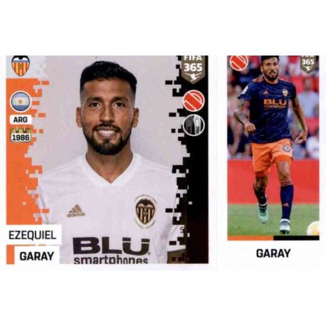 Ezequiel Garay - Valencia 116 Panini FIFA 365 2019 Sticker Collection