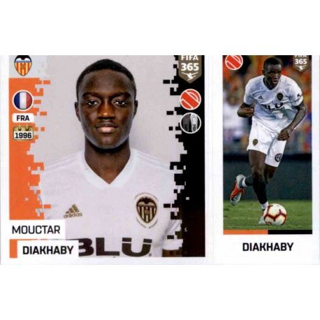 Mouctar Diakhaby - Valencia 117 Panini FIFA 365 2019 Sticker Collection