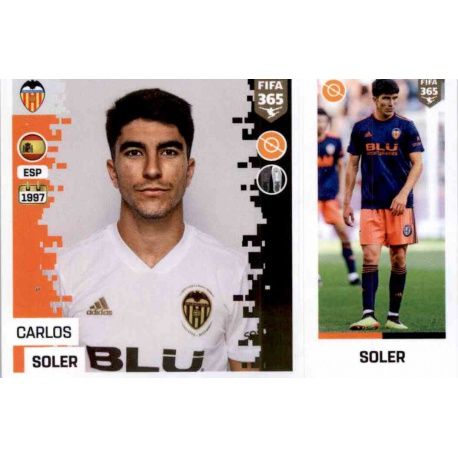 FC Valencia Sticker 122 a/b Denis Cheryshev Panini FIFA365 2019 
