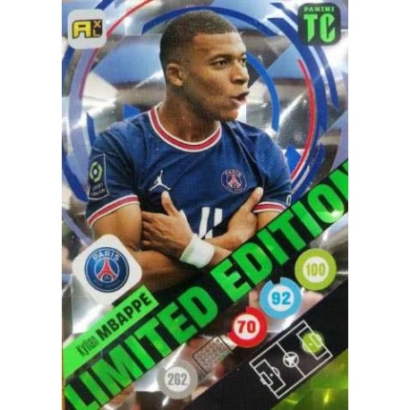 CARDS PANINI SCORE LIGUE 1 STAR PLAYER KYLIAN MBAPPE PARIS SG # 145  TOPLOADER 4