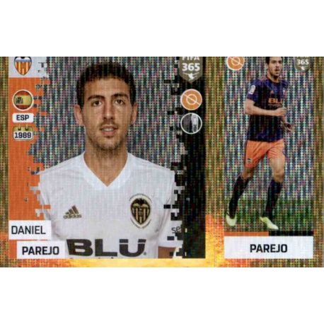 Buy Stickers Daniel Parejo del Valencia Panini Fifa 365 The Golden World Of  Football 2019