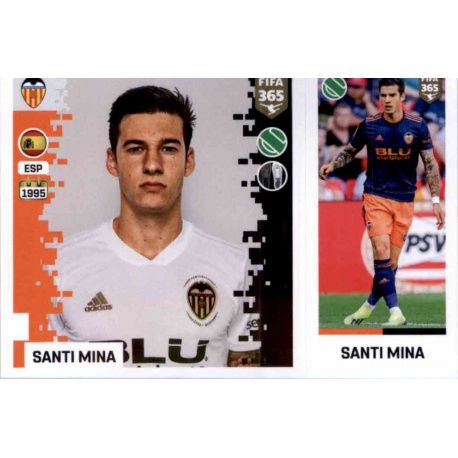Santi Mina - Valencia 124 Panini FIFA 365 2019 Sticker Collection