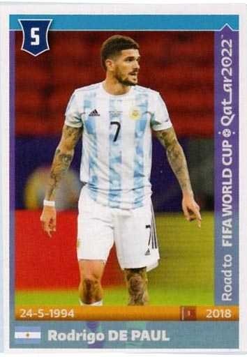 Buy Sticker Rodrigo De Paul Argentina Panini Road To World Cup 