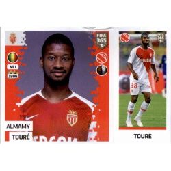 Almamy Touré - AS Monaco 130 Panini FIFA 365 2019 Sticker Collection