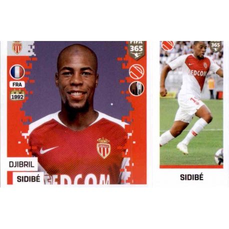 Djibril Sidibé - AS Monaco 131 Panini FIFA 365 2019 Sticker Collection