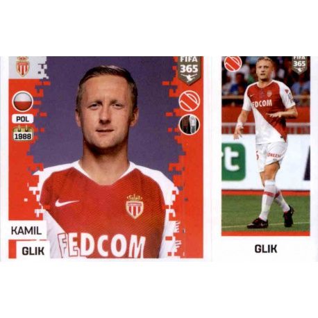 Kamil Glik - AS Monaco 133 Panini FIFA 365 2019 Sticker Collection