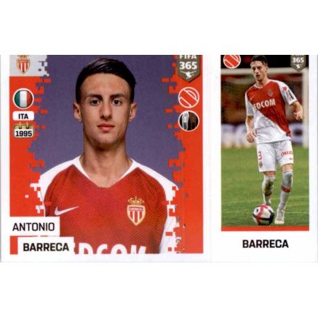 Antonio Barreca - AS Monaco 134 Panini FIFA 365 2019 Sticker Collection