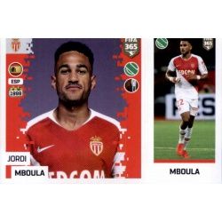 Jordi Mboula - AS Monaco 139 Panini FIFA 365 2019 Sticker Collection