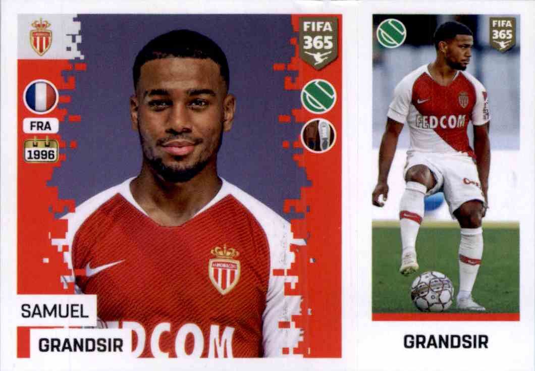 AS Monaco Panini FIFA365 2019 Rony Lopes Sticker 138 a/b 