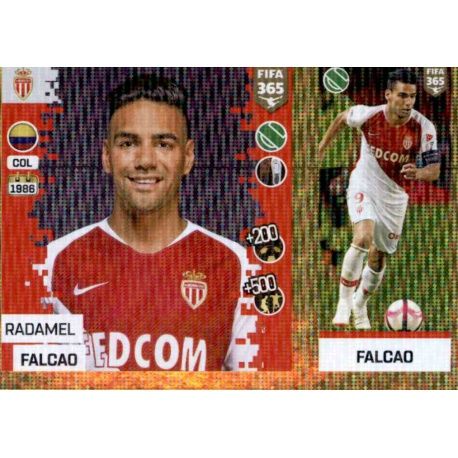 Radamel Falcao - AS Monaco 143 Panini FIFA 365 2019 Sticker Collection