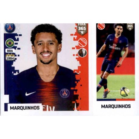 Marquinhos - Paris Saint-Germain 146 Panini FIFA 365 2019 Sticker Collection