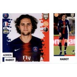 Adrien Rabiot - Paris Saint-Germain 152 Panini FIFA 365 2019 Sticker Collection