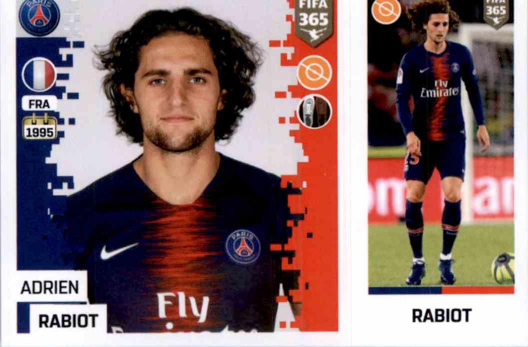 2016 Donruss Soccer Debuts Holographic #222 Adrien Rabiot Paris Saint-Germain 