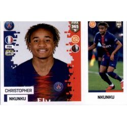 Christopher Nkunku - Paris Saint-Germain 153 Panini FIFA 365 2019 Sticker Collection