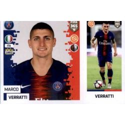 Marco Verratti - Paris Saint-Germain 154 Panini FIFA 365 2019 Sticker Collection
