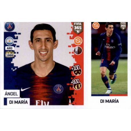 Ángel Di María - Paris Saint-Germain 155 Panini FIFA 365 2019 Sticker Collection