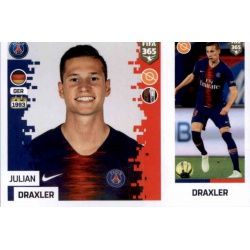 Julian Draxler - Paris Saint-Germain 156 Panini FIFA 365 2019 Sticker Collection