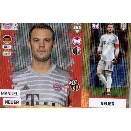 Manuel Neuer - Bayern München 160 Panini FIFA 365 2019 Sticker Collection