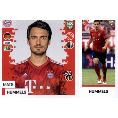 Mats Hummels - Bayern München 161 Panini FIFA 365 2019 Sticker Collection