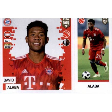 David Alaba - Bayern München 165 Panini FIFA 365 2019 Sticker Collection