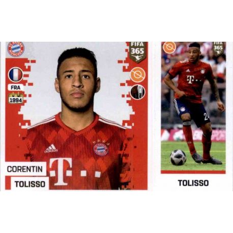 Corentin Tolisso - Bayern München 168 Panini FIFA 365 2019 Sticker Collection