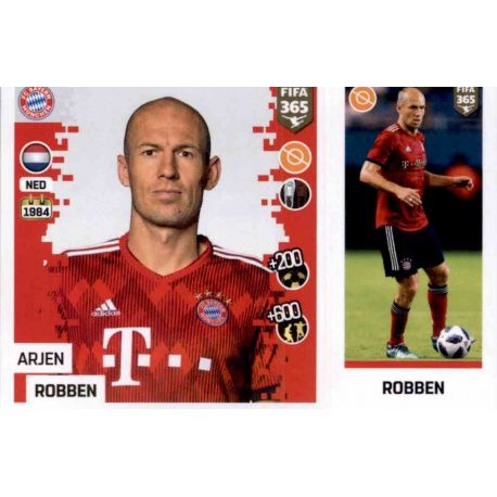 Sticker 103 Arjen Robben BAM1718 Panini FC Bayern München 2017/18 