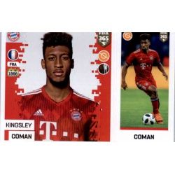 Kingsley Coman - Bayern München 173 Panini FIFA 365 2019 Sticker Collection