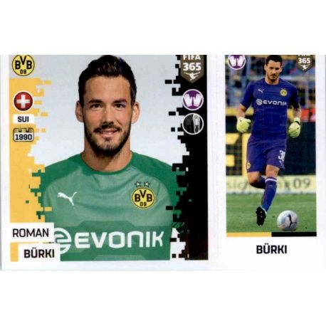 Roman Bürki - Borussia Dortmund 176 Panini FIFA 365 2019 Sticker Collection