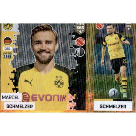Marcel Schmelzer - Borussia Dortmund 177 Panini FIFA 365 2019 Sticker Collection