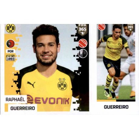 Raphaël Guerreiro - Borussia Dortmund 181 Panini FIFA 365 2019 Sticker Collection