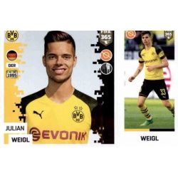 Julian Weigl - Borussia Dortmund 184 Panini FIFA 365 2019 Sticker Collection