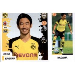 Shinji Kagawa - Borussia Dortmund 186 Panini FIFA 365 2019 Sticker Collection