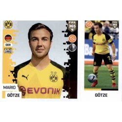 Mario Götze - Borussia Dortmund 187 Panini FIFA 365 2019 Sticker Collection