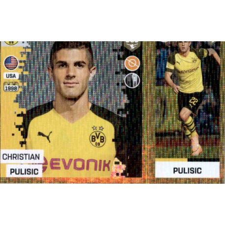 Christian Pulisic - Borussia Dortmund 188 Panini FIFA 365 2019 Sticker Collection