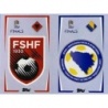 Buy Sticker Logo Albania and Bosnia and Herzegovina Topps Nations League 2022