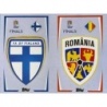 Offer Sticker Logo Finland and Romania Topps Uefa Nations League Stickers