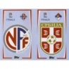 Sale Sticker of Logo Norway and Serbia Topps Uefa Nations League Stickers 2022-23