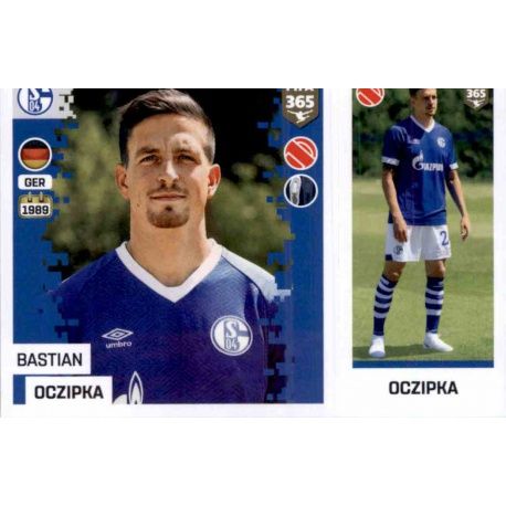 Bastian Oczipka - Schalke 04 195 Panini FIFA 365 2019 Sticker Collection