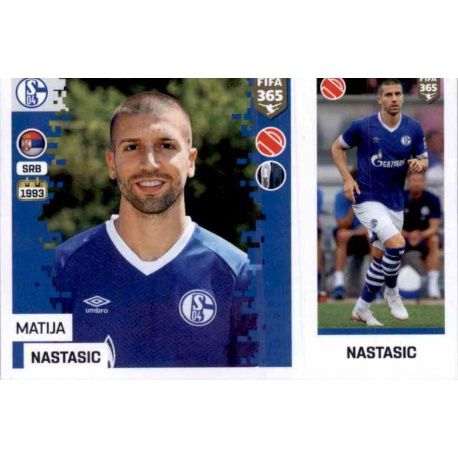 Matija Nastasic - Schalke 04 196 Panini FIFA 365 2019 Sticker Collection