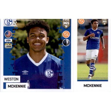 Weston Mckennie - Schalke 04 198 Panini FIFA 365 2019 Sticker Collection