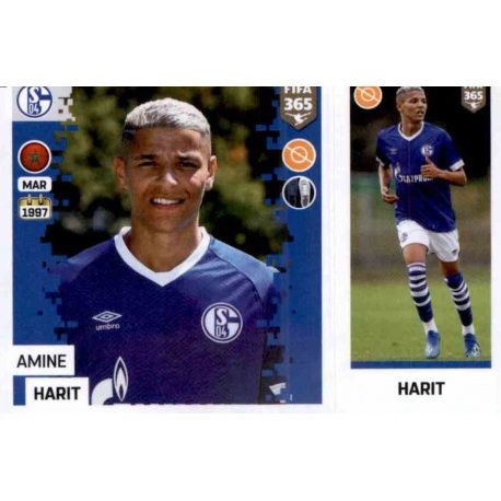 Amine Harit - Schalke 04 199 Panini FIFA 365 2019 Sticker Collection