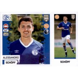 Alessandro Schöpf - Schalke 04 204 Panini FIFA 365 2019 Sticker Collection
