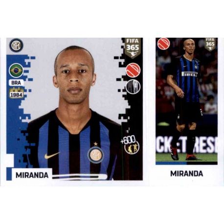 Miranda - Internazionale Milan 209 Panini FIFA 365 2019 Sticker Collection