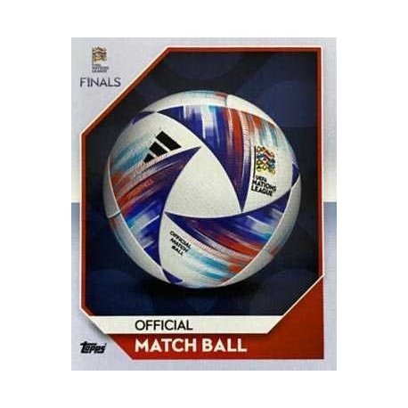 Sale Sticker of Official Match Ball Topps Nations League Stickers 2022
