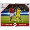 Sale Sticker of 1st Match Kazakhstan vs Georgia Topps Uefa Nations League Stickers 2022-23